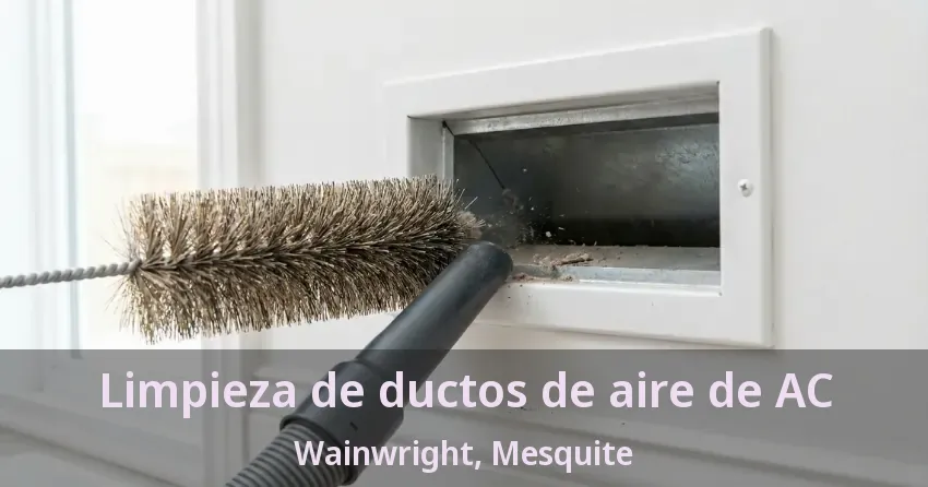 Limpieza de ductos de aire de AC Wainwright, Mesquite - TX Limpieza de ductos de aire de AC Wainwright, Mesquite - TX