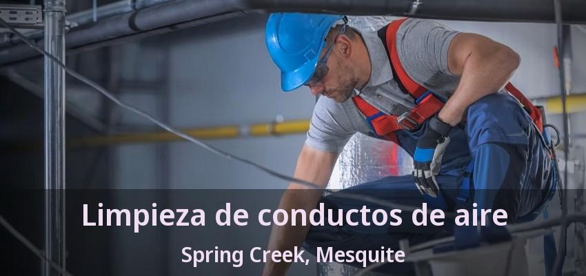 Limpieza de conductos de aire Spring Creek, Mesquite - TX