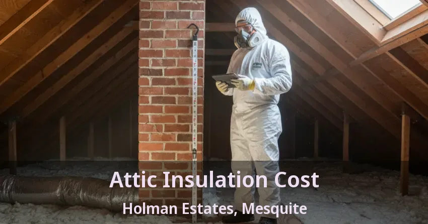 Attic Insulation Cost Holman Estates, Mesquite - TX
