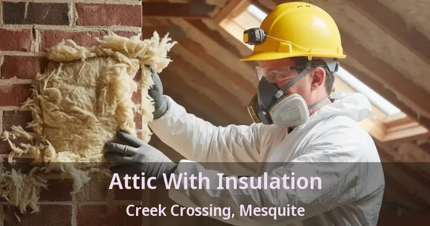 Attic With Insulation Creek Crossing, Mesquite - TX Attic With Insulation Creek Crossing, Mesquite - TX