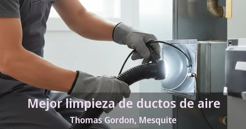 Mejor limpieza de ductos de aire Thomas Gordon, Mesquite - TX