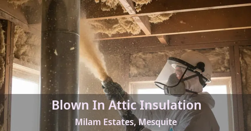 Blown In Attic Insulation Milam Estates, Mesquite - TX Blown In Attic Insulation Milam Estates, Mesquite - TX