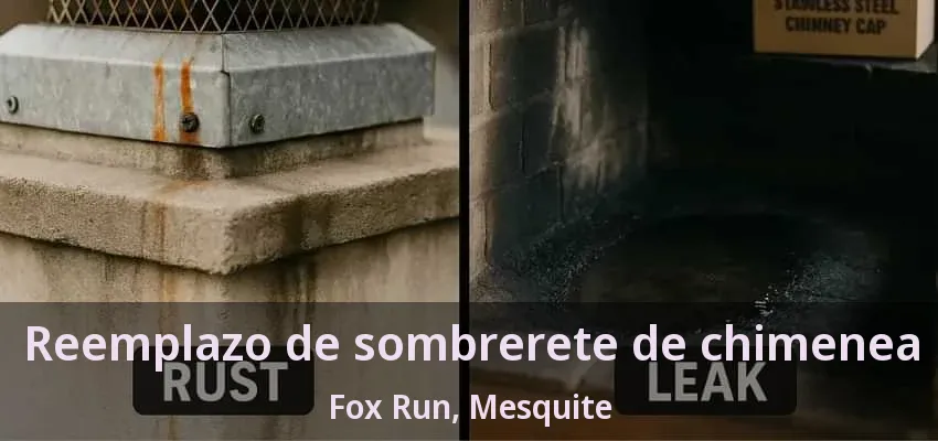 Reemplazo de sombrerete de chimenea Fox Run, Mesquite - TX Reemplazo de sombrerete de chimenea Fox Run, Mesquite - TX