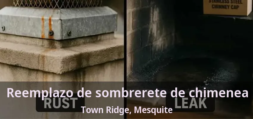 Reemplazo de sombrerete de chimenea Town Ridge, Mesquite - TX