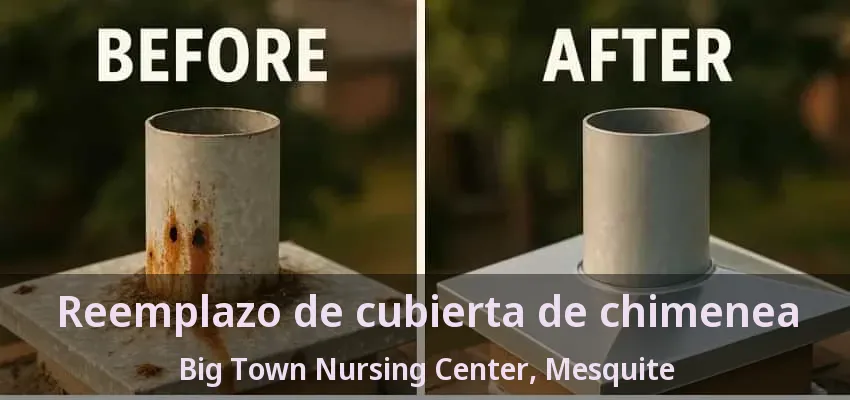 Reemplazo de cubierta de chimenea Big Town Nursing Center, Mesquite - TX Reemplazo de cubierta de chimenea Big Town Nursing Center, Mesquite - TX