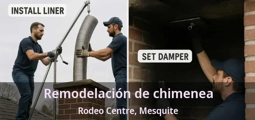 Remodelación de chimenea Rodeo Centre, Mesquite - TX Remodelación de chimenea Rodeo Centre, Mesquite - TX