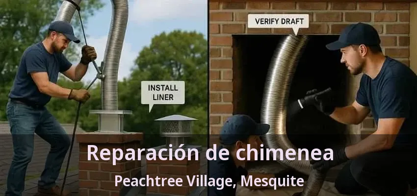 Reparación de chimenea Peachtree Village, Mesquite - TX