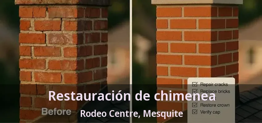 Restauración de chimenea Rodeo Centre, Mesquite - TX Restauración de chimenea Rodeo Centre, Mesquite - TX