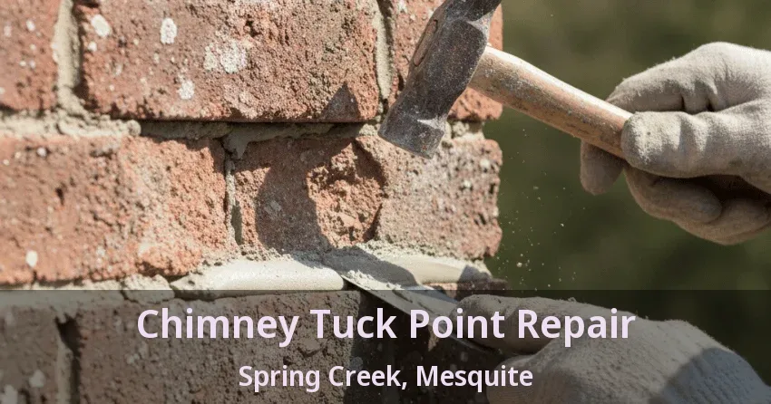 Chimney Tuck Point Repair Spring Creek, Mesquite - TX
