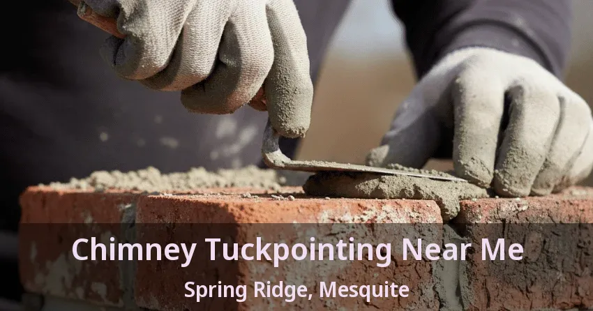 Chimney Tuckpointing Near Me Spring Ridge, Mesquite - TX