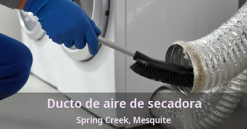 Ducto de aire de secadora Spring Creek, Mesquite - TX