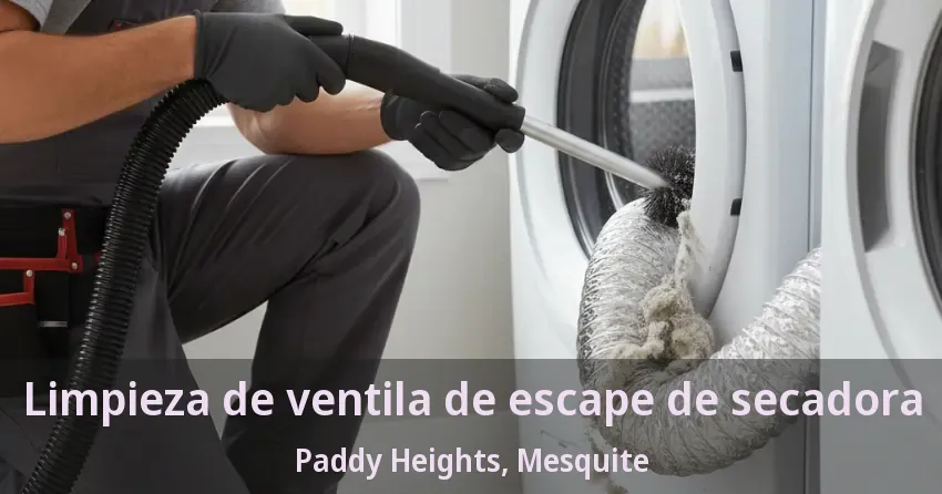 Limpieza de ventila de escape de secadora Paddy Heights, Mesquite - TX