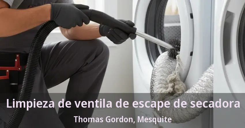 Limpieza de ventila de escape de secadora Thomas Gordon, Mesquite - TX