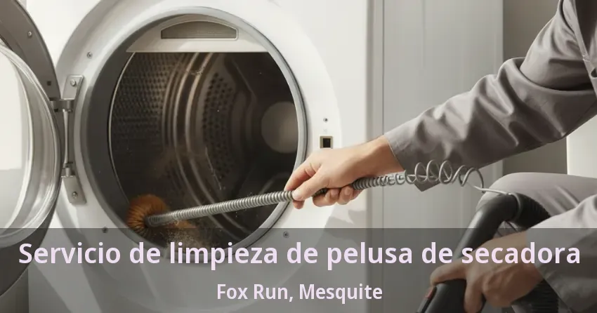 Servicio de limpieza de pelusa de secadora Fox Run, Mesquite - TX Servicio de limpieza de pelusa de secadora Fox Run, Mesquite - TX