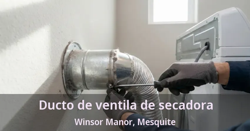 Ducto de ventila de secadora Winsor Manor, Mesquite - TX Ducto de ventila de secadora Winsor Manor, Mesquite - TX