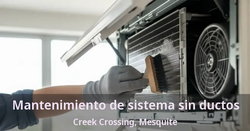 Mantenimiento de sistema sin ductos Creek Crossing, Mesquite - TX Mantenimiento de sistema sin ductos Creek Crossing, Mesquite - TX