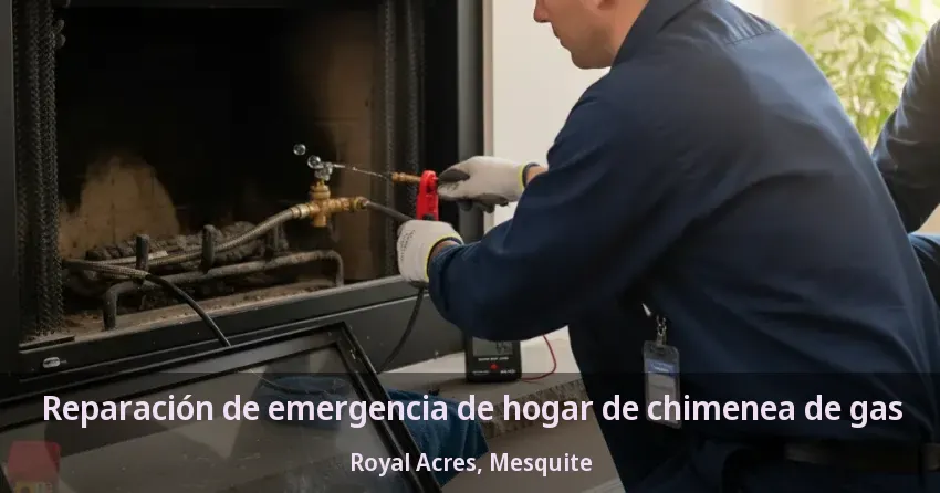 Reparación de emergencia de hogar de chimenea de gas Royal Acres, Mesquite - TX