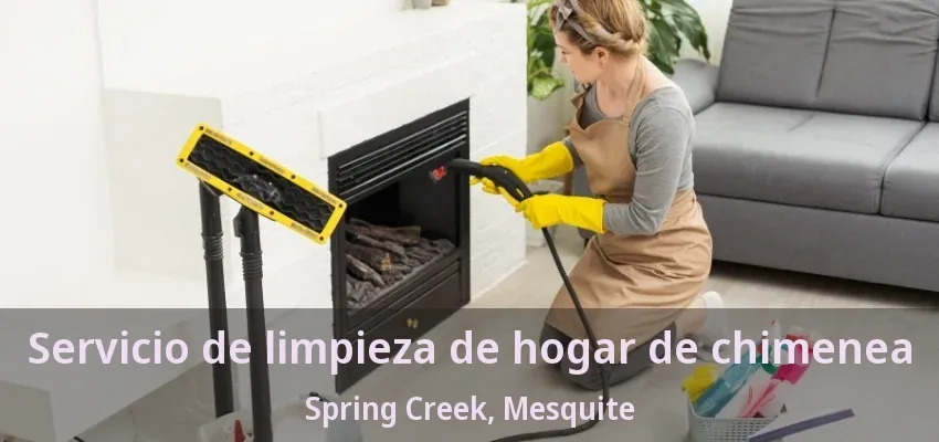 Servicio de limpieza de hogar de chimenea Spring Creek, Mesquite - TX