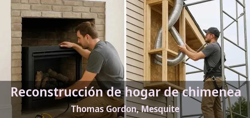 Reconstrucción de hogar de chimenea Thomas Gordon, Mesquite - TX Reconstrucción de hogar de chimenea Thomas Gordon, Mesquite - TX