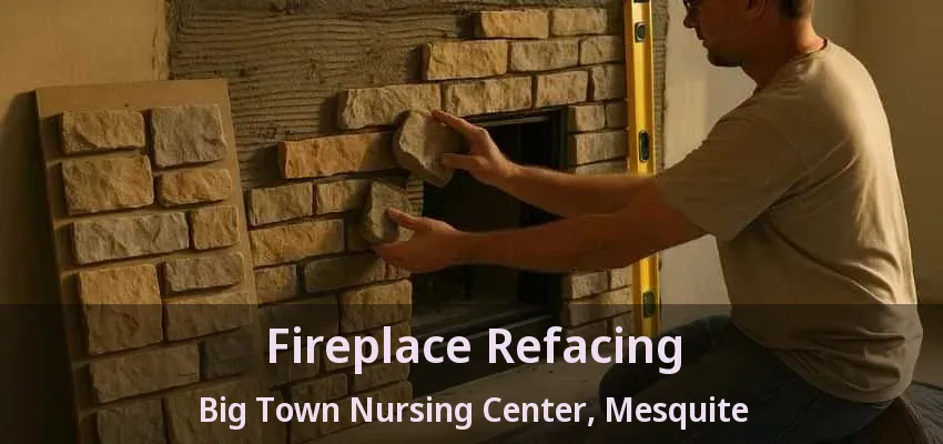 Fireplace Refacing Big Town Nursing Center, Mesquite - TX Fireplace Refacing Big Town Nursing Center, Mesquite - TX