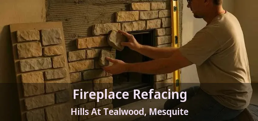 Fireplace Refacing Hills At Tealwood, Mesquite - TX