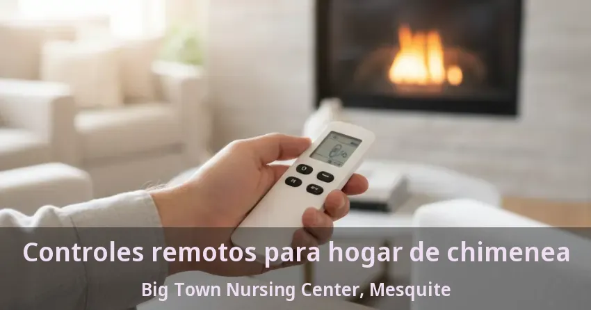 Controles remotos para hogar de chimenea Big Town Nursing Center, Mesquite - TX Controles remotos para hogar de chimenea Big Town Nursing Center, Mesquite - TX