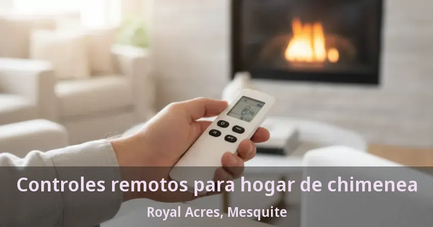 Controles remotos para hogar de chimenea Royal Acres, Mesquite - TX Controles remotos para hogar de chimenea Royal Acres, Mesquite - TX