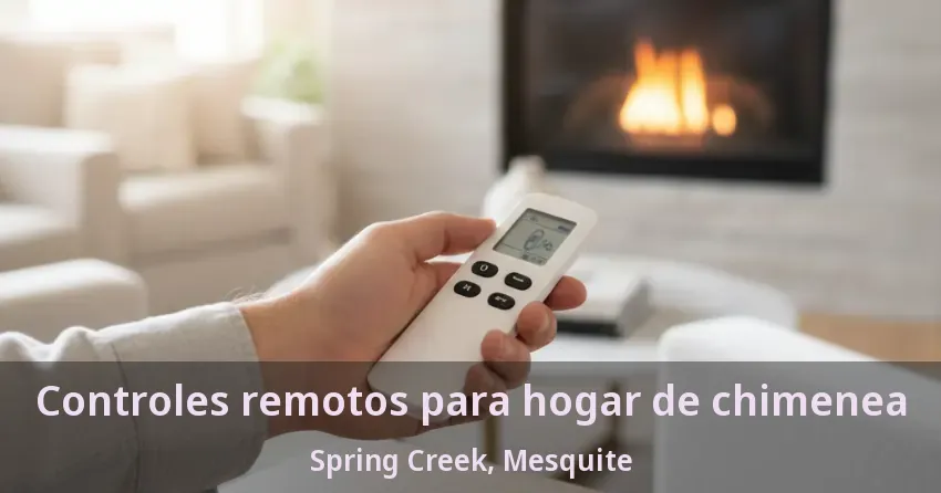 Controles remotos para hogar de chimenea Spring Creek, Mesquite - TX Controles remotos para hogar de chimenea Spring Creek, Mesquite - TX
