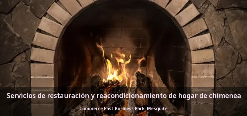 Servicios de restauración y reacondicionamiento de hogar de chimenea Commerce East Business Park, Mesquite - TX
