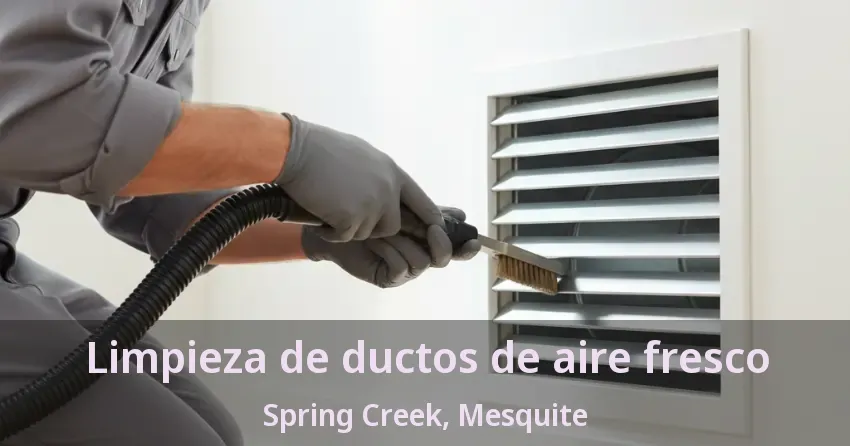 Limpieza de ductos de aire fresco Spring Creek, Mesquite - TX Limpieza de ductos de aire fresco Spring Creek, Mesquite - TX