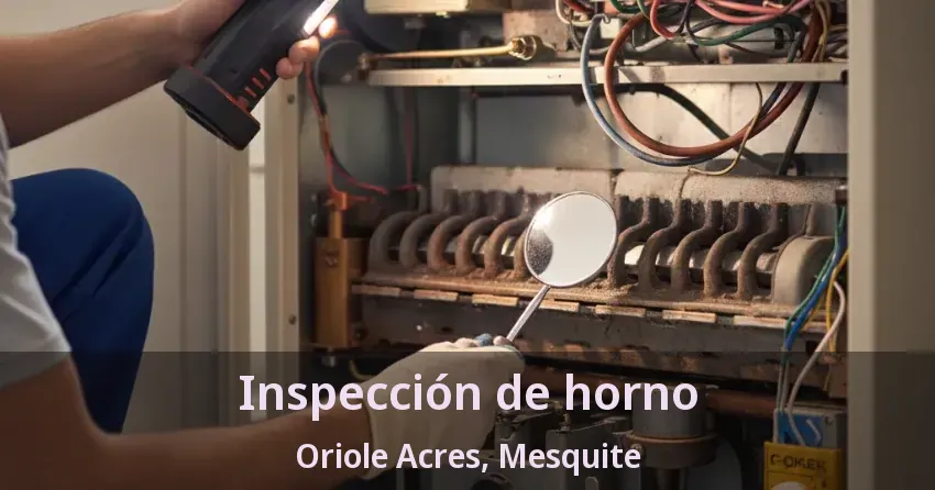 Inspección de horno Oriole Acres, Mesquite - TX Inspección de horno Oriole Acres, Mesquite - TX