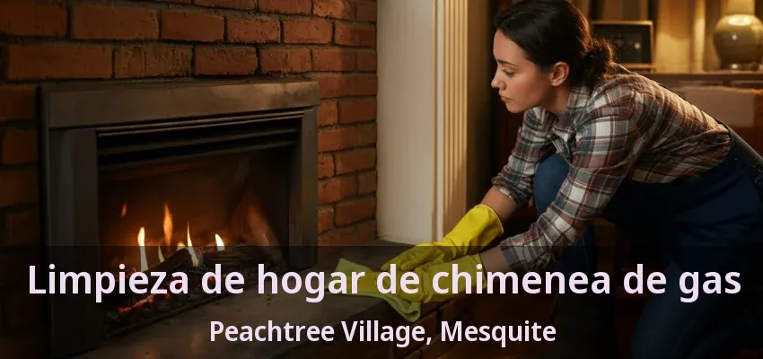 Limpieza de hogar de chimenea de gas Peachtree Village, Mesquite - TX