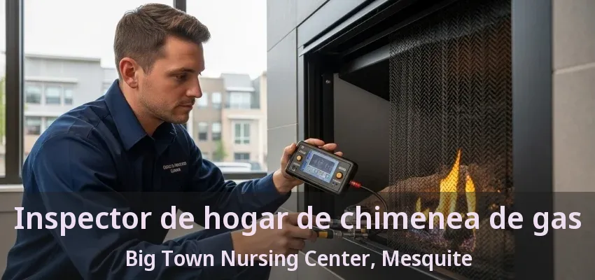 Inspector de hogar de chimenea de gas Big Town Nursing Center, Mesquite - TX Inspector de hogar de chimenea de gas Big Town Nursing Center, Mesquite - TX