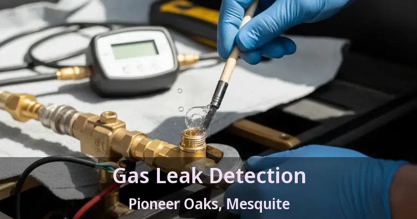 Gas Leak Detection Pioneer Oaks, Mesquite - TX