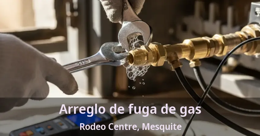 Arreglo de fuga de gas Rodeo Centre, Mesquite - TX
