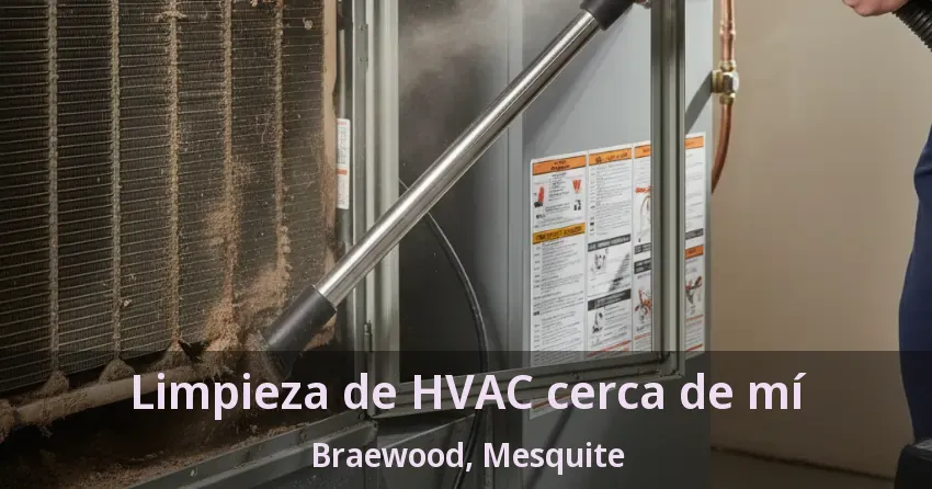 Limpieza de HVAC cerca de mí Braewood, Mesquite - TX