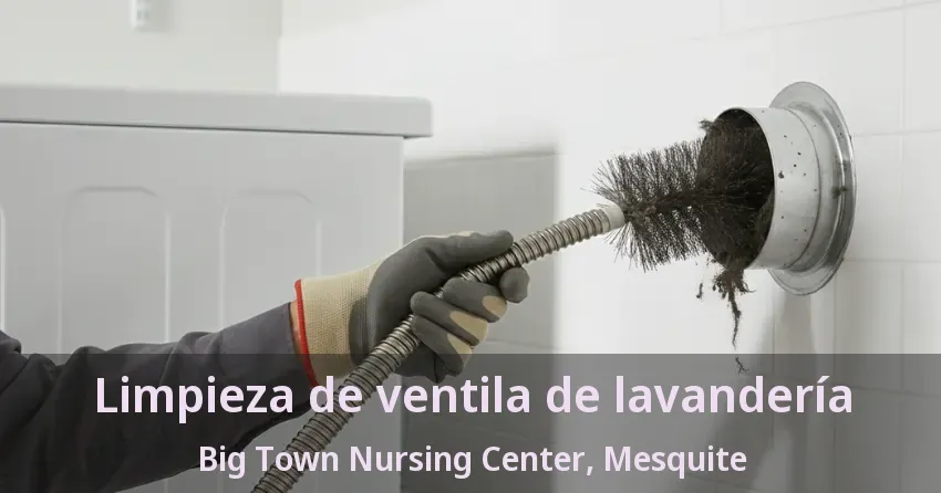 Limpieza de ventila de lavandería Big Town Nursing Center, Mesquite - TX Limpieza de ventila de lavandería Big Town Nursing Center, Mesquite - TX