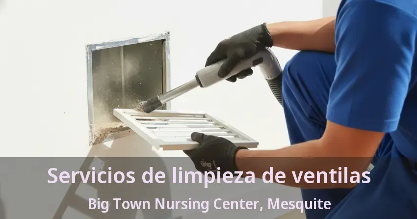 Servicios de limpieza de ventilas Big Town Nursing Center, Mesquite - TX Servicios de limpieza de ventilas Big Town Nursing Center, Mesquite - TX