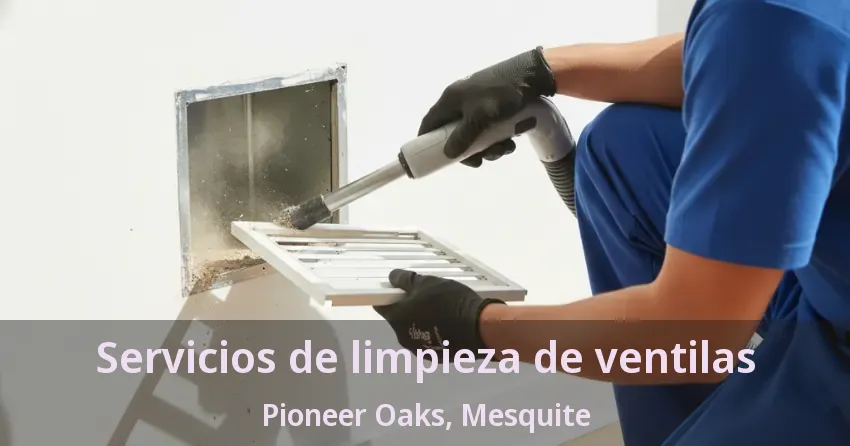 Servicios de limpieza de ventilas Pioneer Oaks, Mesquite - TX